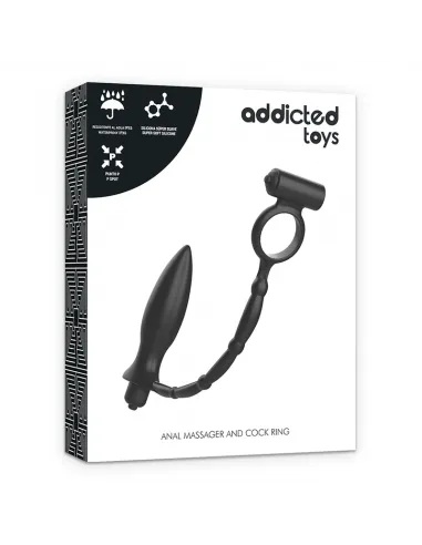 Addicted Toys Plug Anal Con Anillo Vibrador
