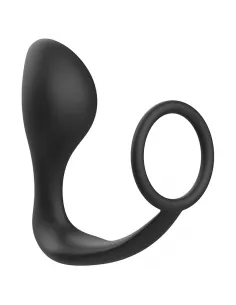 Addicted Toys  Plug Anal Con Anillo Silicona Negro