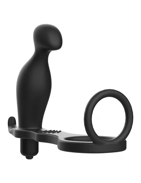 Addicted Toys  Plug Anal Con Anillo Silicona Negro