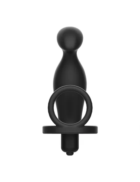 Addicted Toys  Plug Anal Con Anillo Silicona Negro