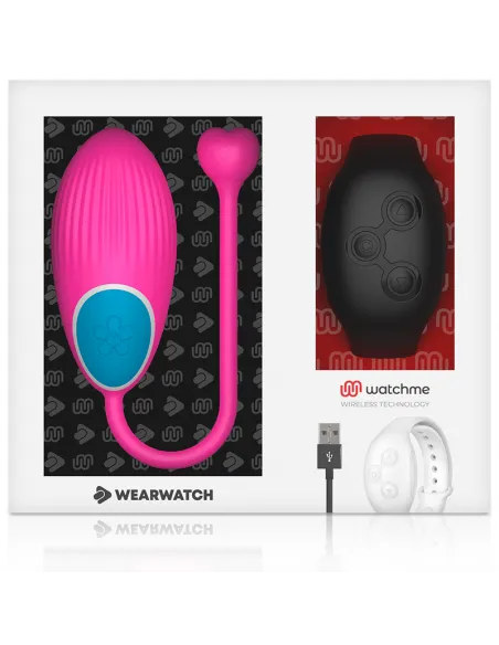 Wearwatch Huevo Control Remoto Technology Watchme Fucsia / Azabache