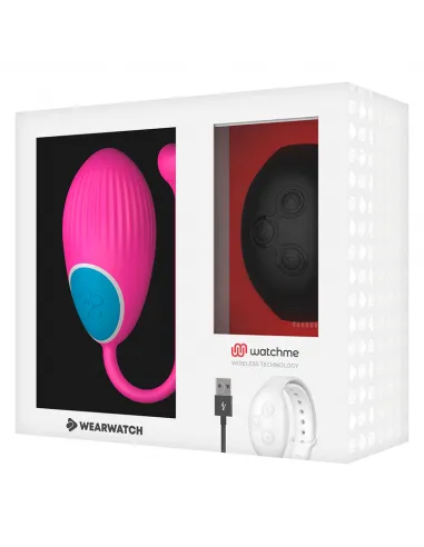 Wearwatch Huevo Control Remoto Technology Watchme Fucsia / Azabache