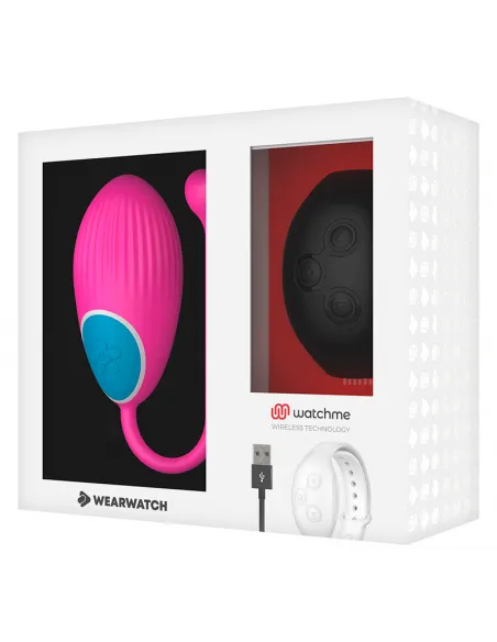 Wearwatch Huevo Control Remoto Technology Watchme Fucsia / Azabache