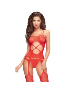 PENTHOUSE HOT NIGHTFALL BODYSTOCKING ROJO S-L