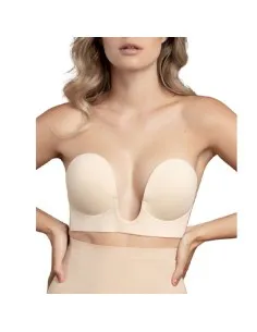 Bye Bra Sujetador Sin Asas En U Natural Talla D