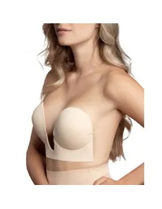 Bye Bra Sujetador Sin Asas En U Natural Talla D 2