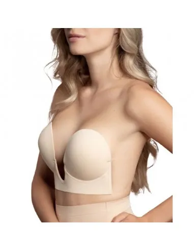 Bye Bra Sujetador Sin Asas En U Natural Talla D