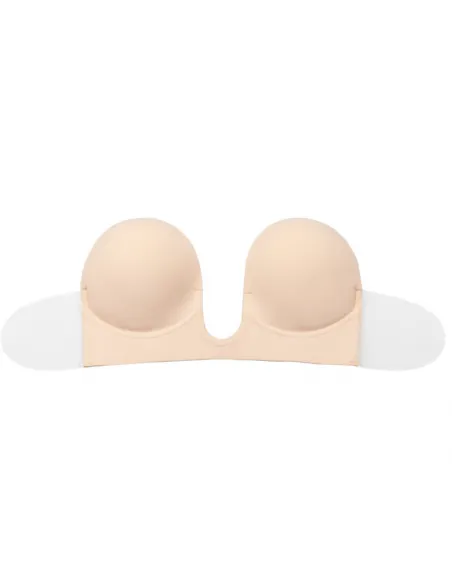 Bye Bra Sujetador Sin Asas En U Natural Talla D