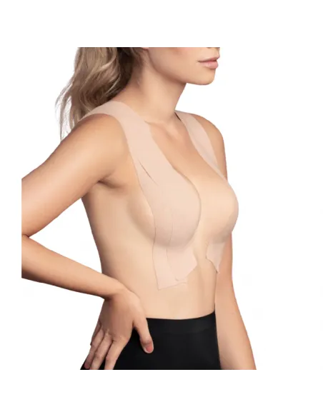 Bye Bra Body Cinta 5M X 6.5 Cm + 3 Pares De Pezoneras Natural