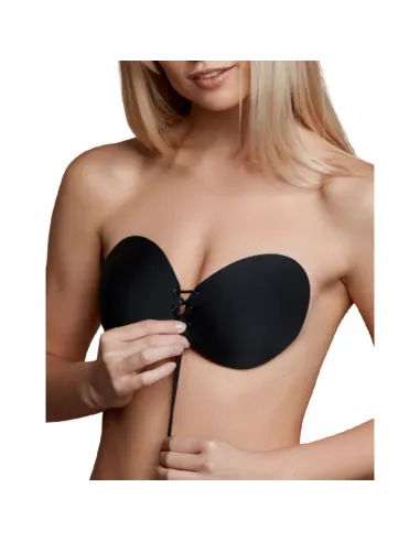 Bye Bra Sujetador Adhesivo Entrelazado Negro Size A