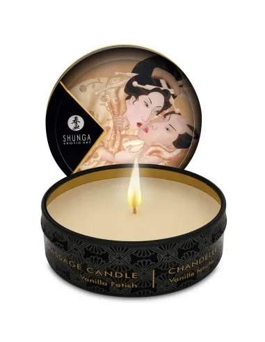 Shunga Mini Caress By Candelight Vela Masaje Vainilla 30Ml