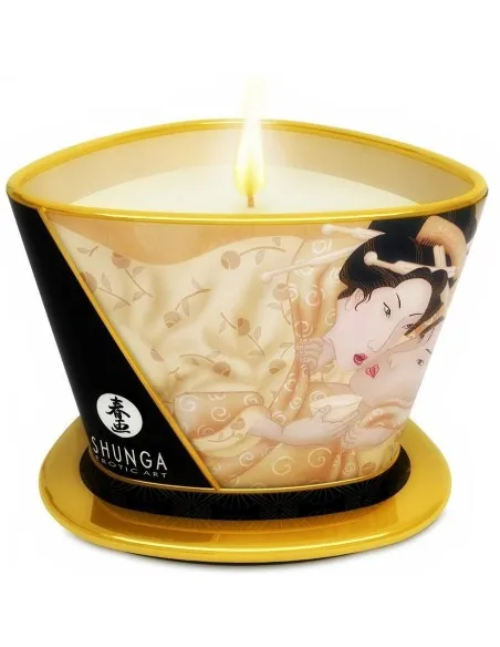 Shunga Mini Caress By Candelight Vela Masaje Vainilla 170Ml