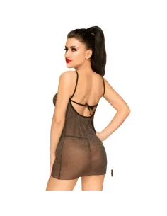 Penthouse Bombshell Chemise Negro L/Xl 2