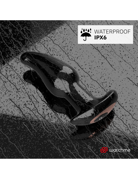 Anbiguo Plug Anal Vibrador Con Rotacion De Perlas Control Remoto Amadeus