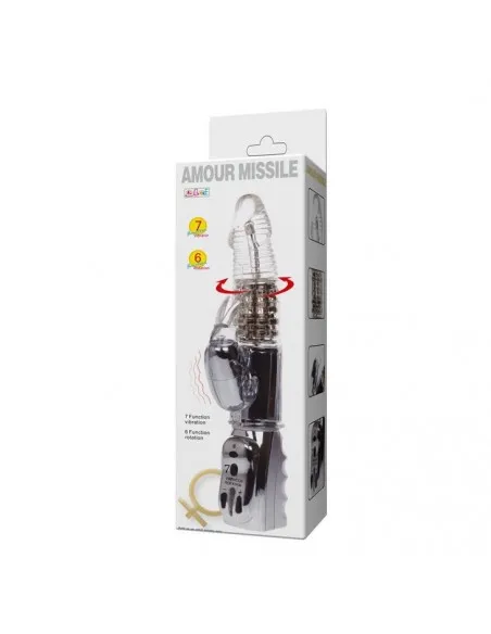 Baile Amour Missile Rotador Transparente 26.5Cm