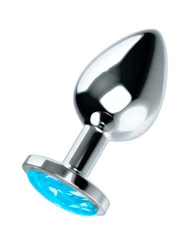 OHMAMA PLUG ANAL CON CRISTAL AZUL M