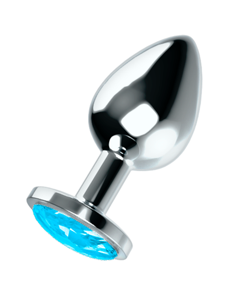 OHMAMA PLUG ANAL CON CRISTAL AZUL M