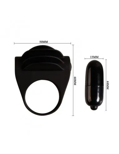 Pretty Love Chester Anillo Vibrador Negro