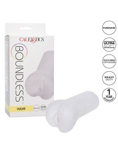 CALEX BOUNDLESS VULVA MASTURBADOR - TRANSPARENTE 2
