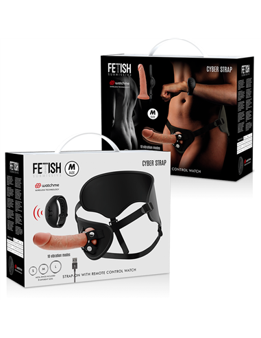 CYBER STRAP ARNES CON DILDO CONTROL REMOTO TECNOLOGIA WATCHME M