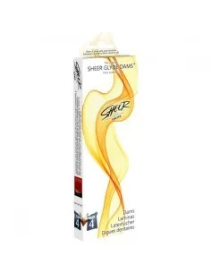 Sheer Glyder Dams Laminas Latex Sexo Oral Cola