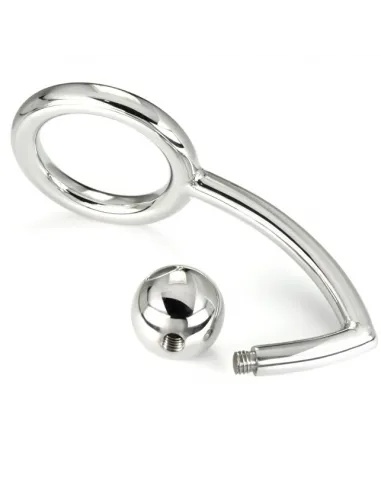 Metalhard Cock Ring Anillo Con Gancho Intruder Anal 45Mm