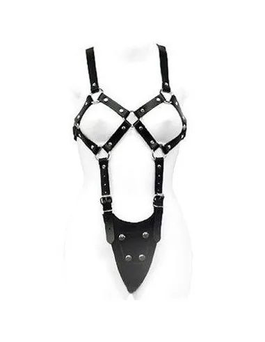 Leather Body Exposed Body Woman