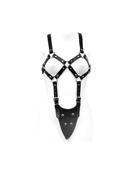 Leather Body Exposed Body Woman