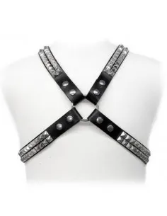 Leather Body Pyramid Stud Harness