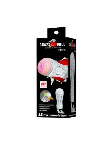 Crazy  Bull Flora Masturbador Vagina Recargable