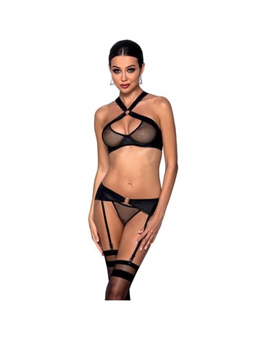 PASSION AMANDA SET CUERO ECOLOGICO S/M