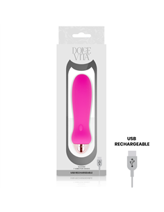 DOLCE VITA VIBRADOR RECARGABLE FIVE ROSA 7 VELOCIDADES 2