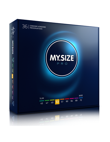 MY SIZE PRO PRESERVATIVOS 53 MM 36 UNIDADES