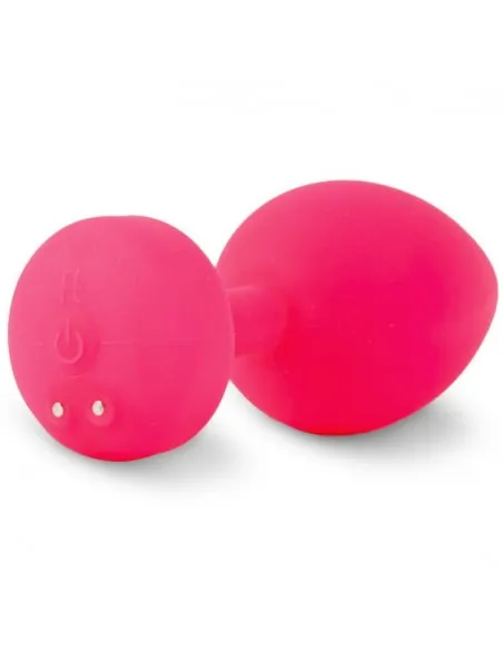 Funtoys Gplug Anal Vibrador Recargable Grande Rosa Neon 3.9Cm
