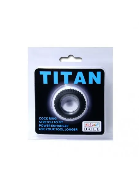 Baile Titan Cockring Black 1.9Cm