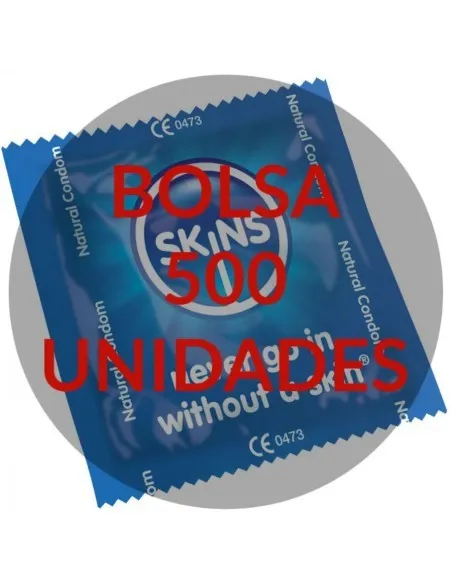 Skins Preservativo Natural Bolsa 500 Uds