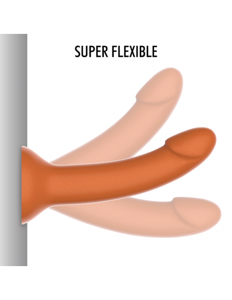 Este dildo es muy flexible.