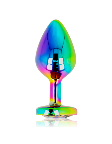 OHMAMA PLUG ANAL CORAZÓN IRIDISCENTE - TALLA M