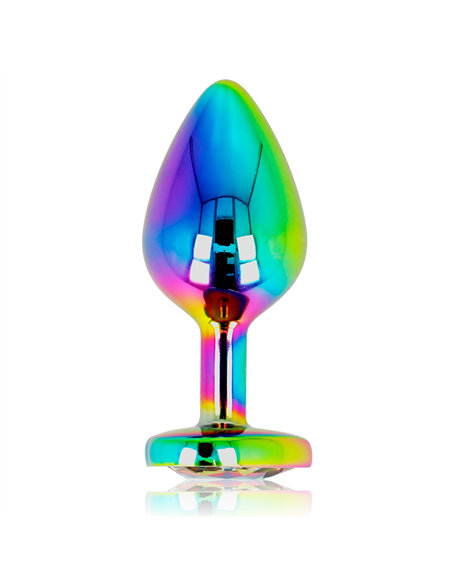OHMAMA PLUG ANAL CORAZÓN IRIDISCENTE - TALLA M
