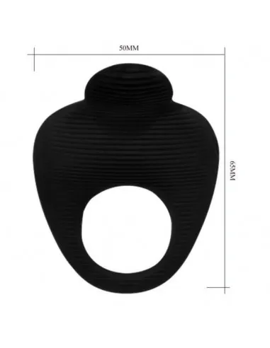 Anillo Vibrador Thimble Pretty Love - Negro