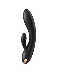 SATISFYER DOUBLE FLEX VIBRADOR APP - NEGRO 2
