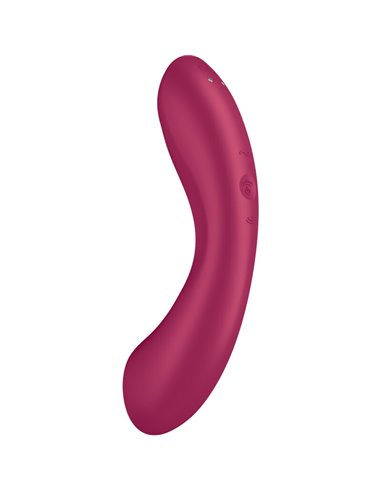 SATISFYER - CURVE TRINITY 1 AIR PULSE VIBRATION ROJO