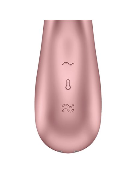 SATISFYER HOT LOVER VIBRADOR  ROSA-BEIGE