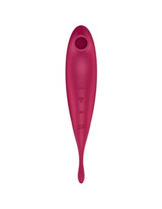 SATISFYER TWIRLING PRO+ ESTIMULADOR Y VIBRADOR APP - ROJO 2