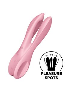SATISFYER THREESOME 1 VIBRADOR - ROSA