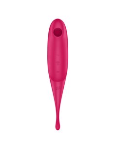 SATISFYER TWIRLING PRO ESTIMULADOR Y VIBRADOR - ROJO 2