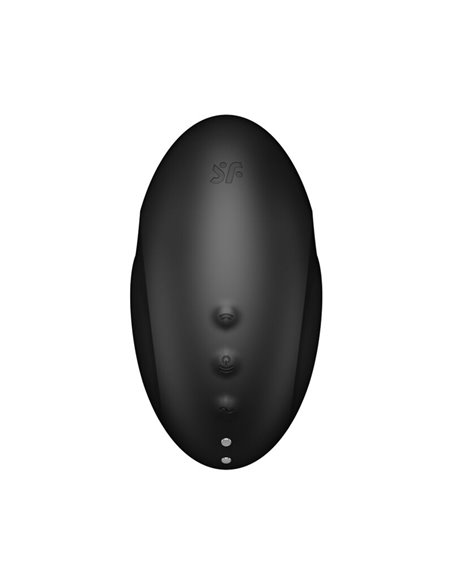 SATISFYER VULVA LOVER 3 ESTIMULADOR Y VIBRADOR - NEGRO