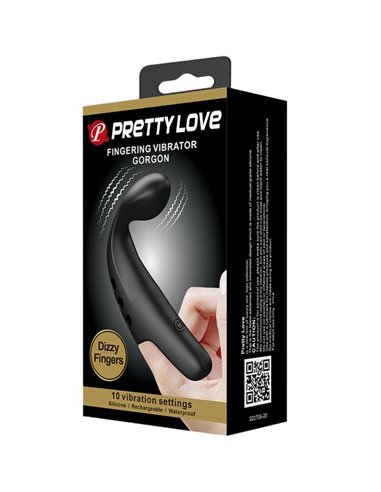 PRETTY LOVE - DEDAL VIBRADOR GORGON NEGRO