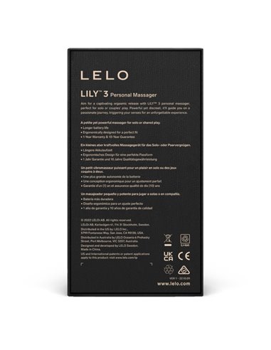 LELO LILY 3 MASAJEADOR PERSONAL - LAVANDA