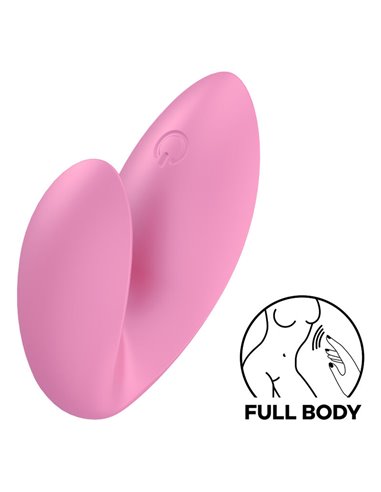 SATISFYER LOVE RIOT VIBRADOR DEDAL - ROSA